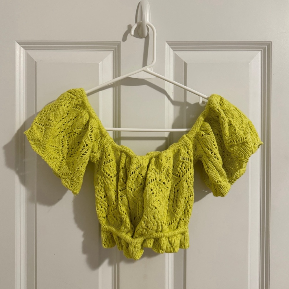 Zara Crochet Crop Top
